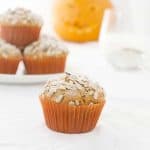 These easy pumpkin muffins are so delicious, moist and so easy to make.