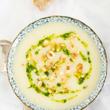 This nourishing, silky and low-calorie celeriac soup is one the best and budget-friendly recipe for your winter. It's loaded with nutrients, comforting and it's ready in 30 minutes, saving you time and money.