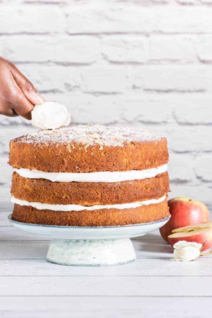 Image for Almond Cardamom Apple Cake