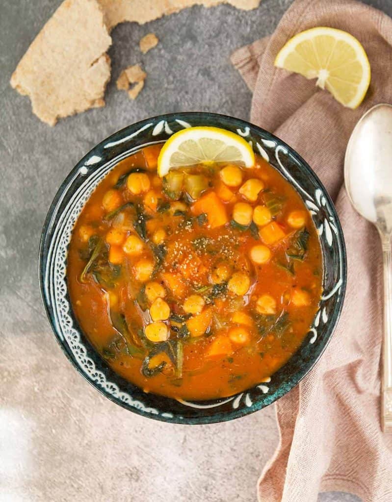 Mediterranean Chickpea Soup - The Clever Meal