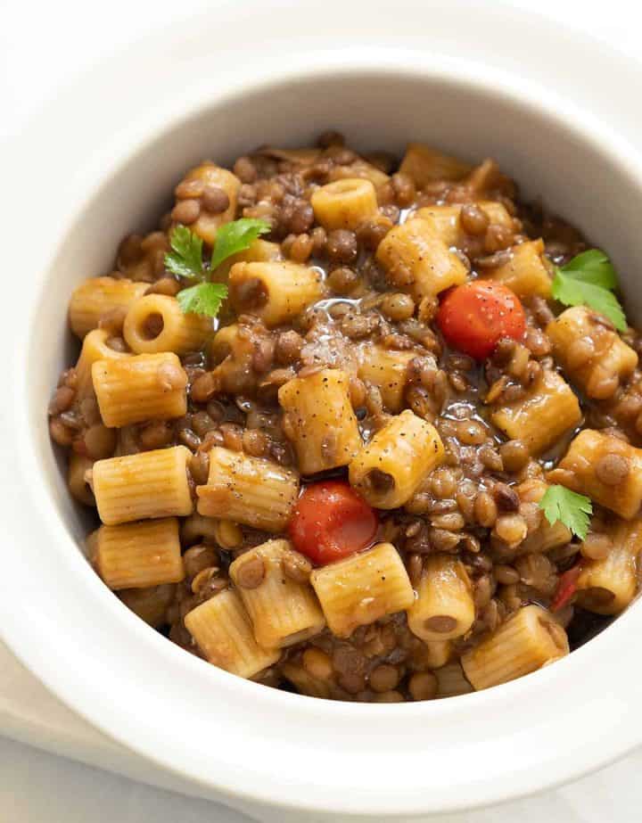 THE BEST PASTA WITH LENTILS - The Clever Meal