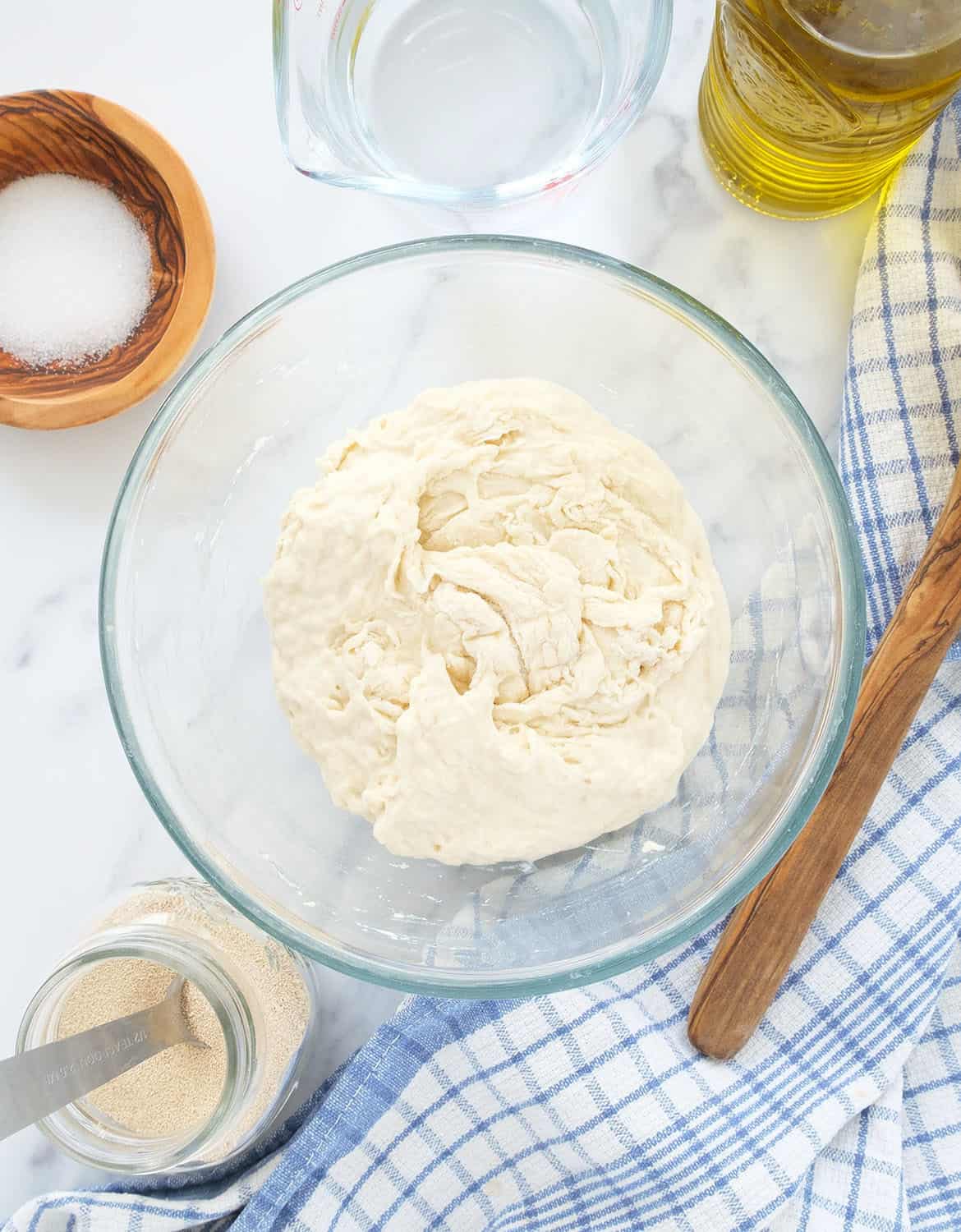 Easy no knead pizza dough video the clever meal