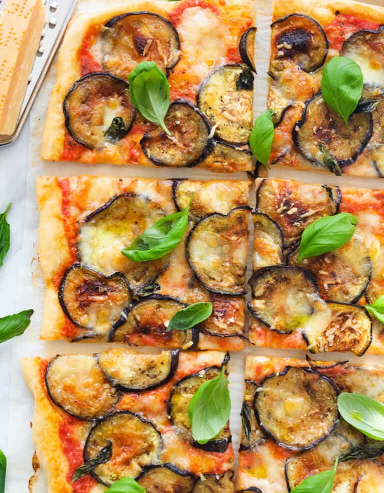 Pizza with Eggplant