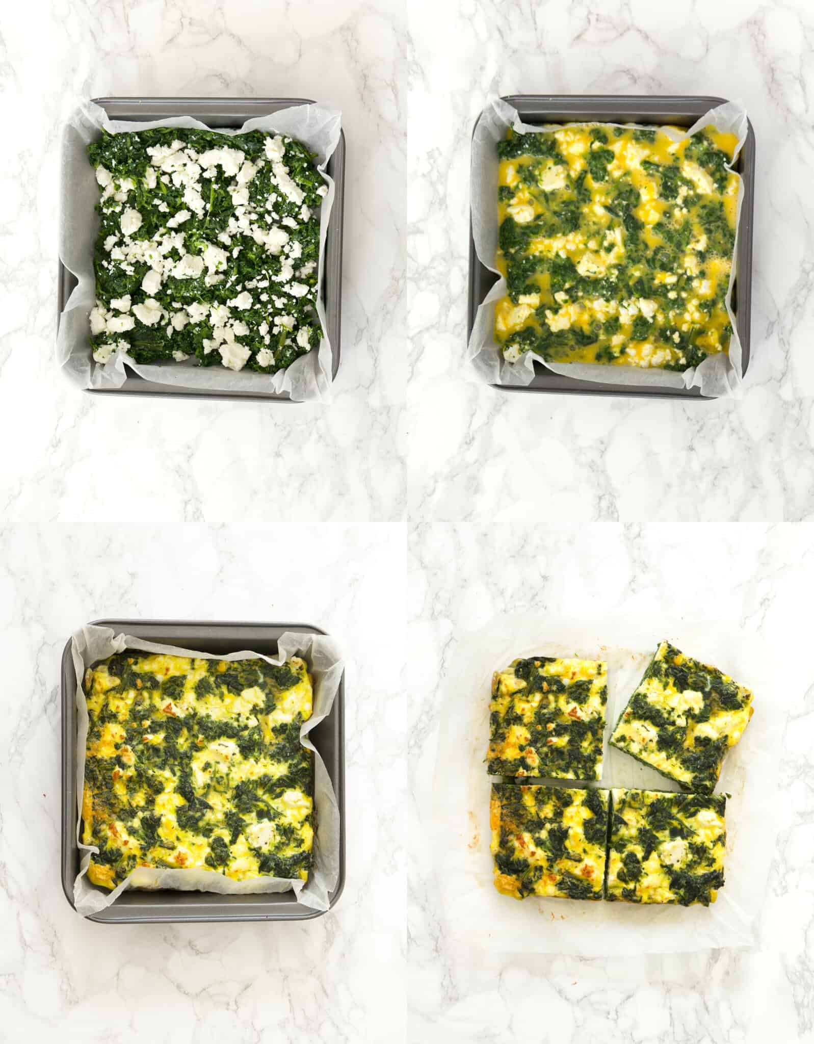 Easy Spinach Frittata - The clever meal