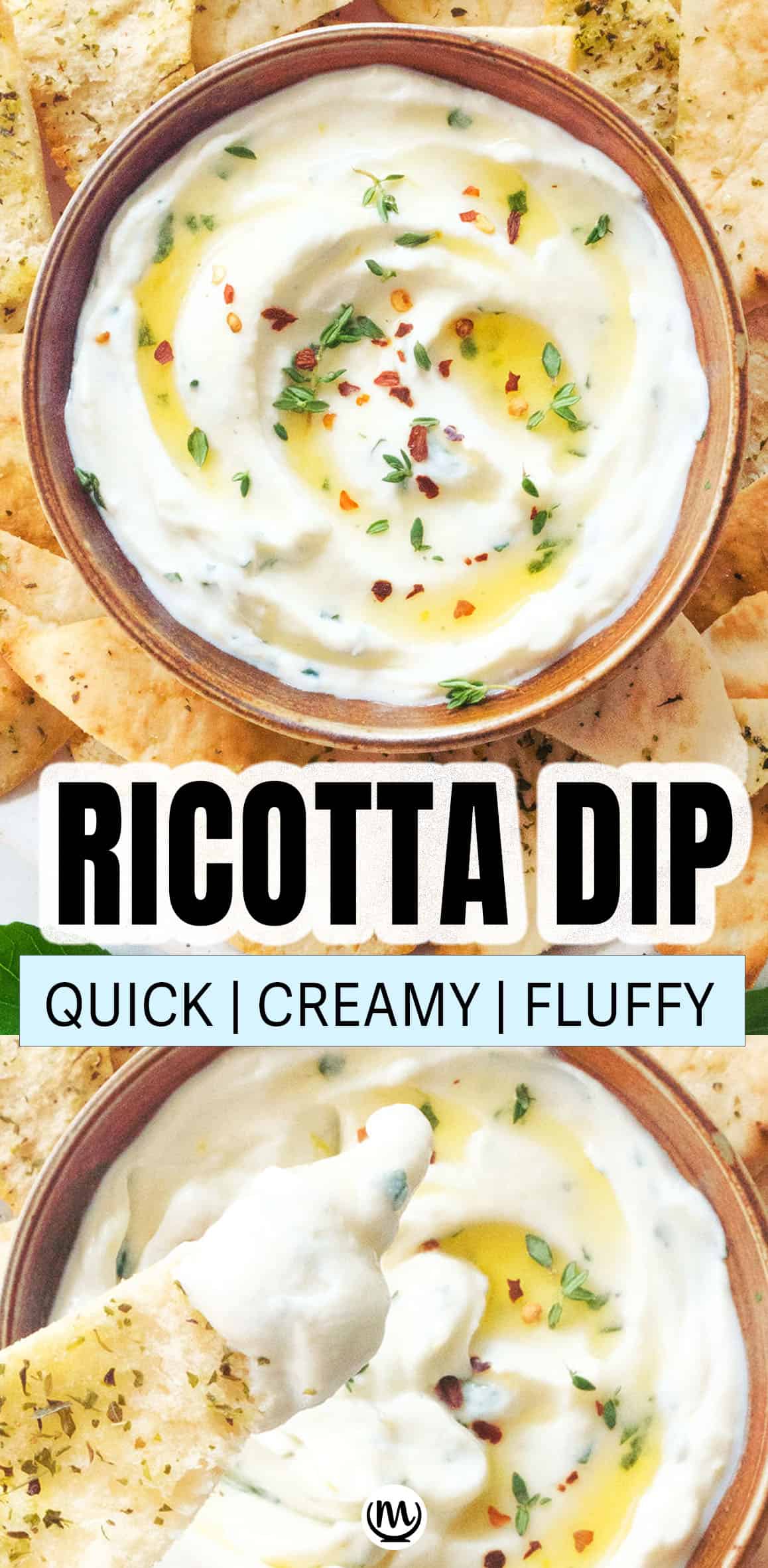 Summer Ricotta Dip Ricotta Dip - The clever meal