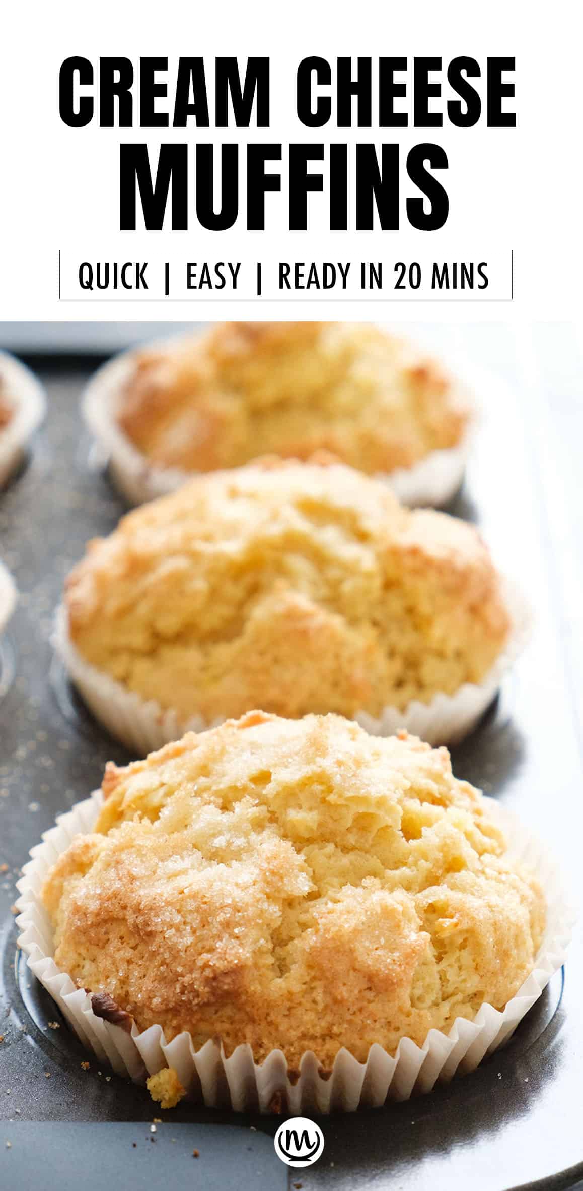 Cream Cheese Muffins - The clever meal