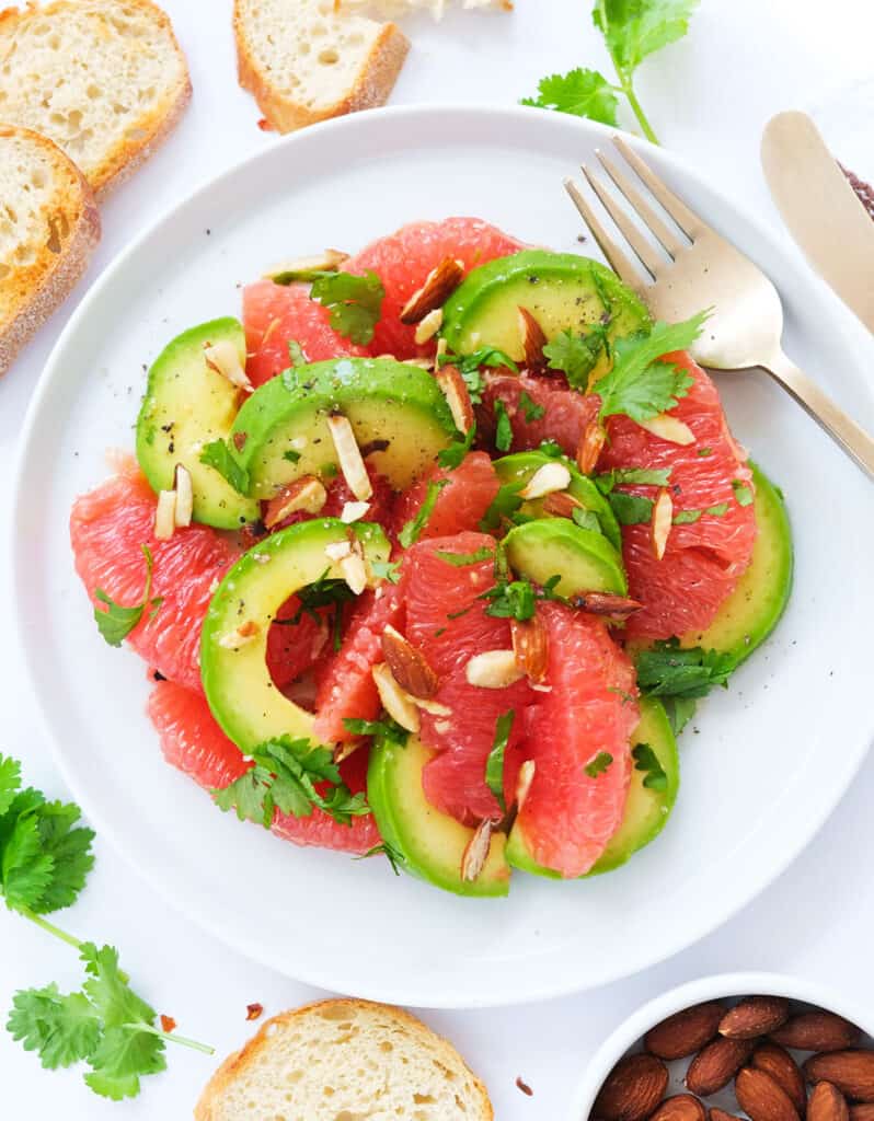 Grapefruit & Avocado salad