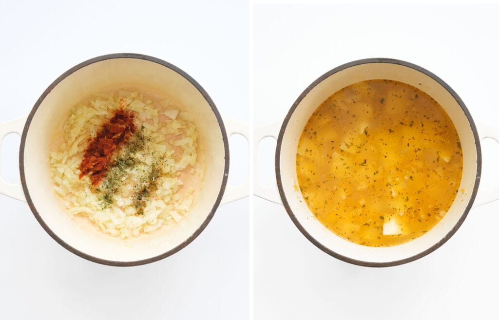 Vegan Potato Soup - The clever meal