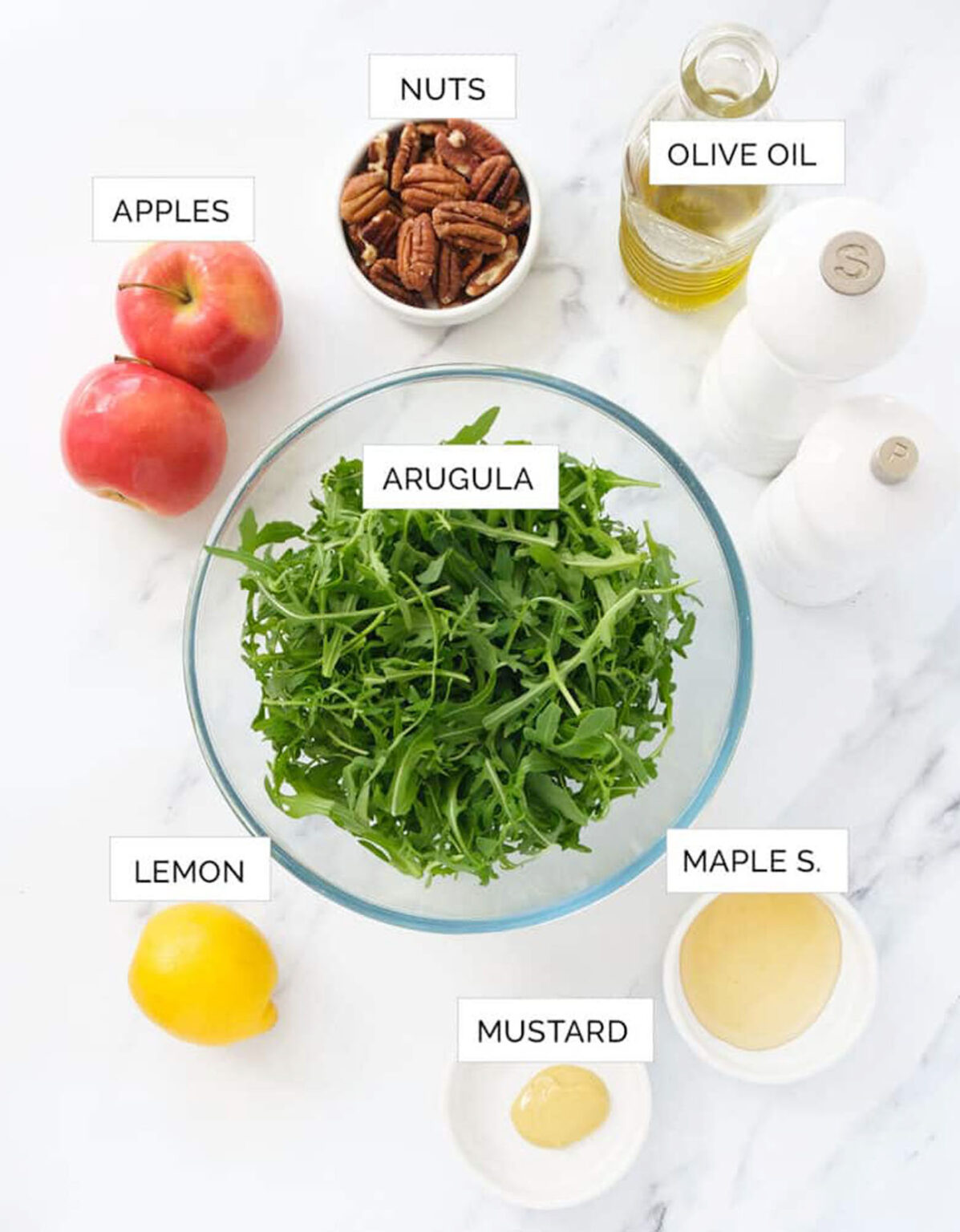 Arugula Apple Salad The clever meal