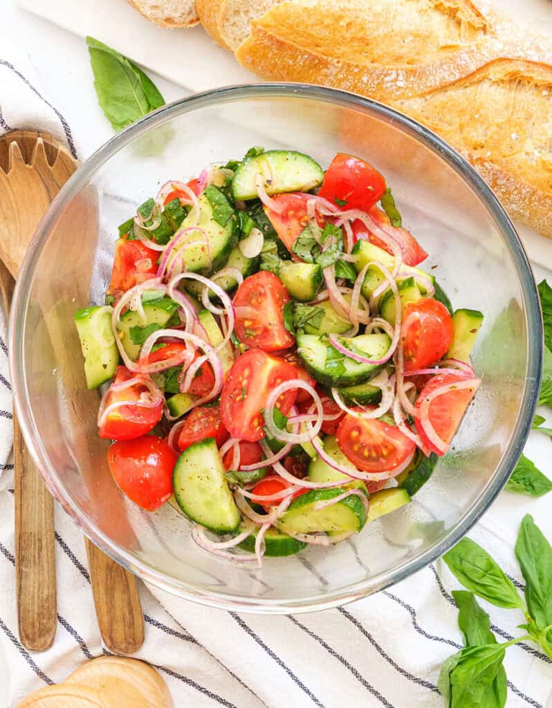 Cucumber tomato onion Salad