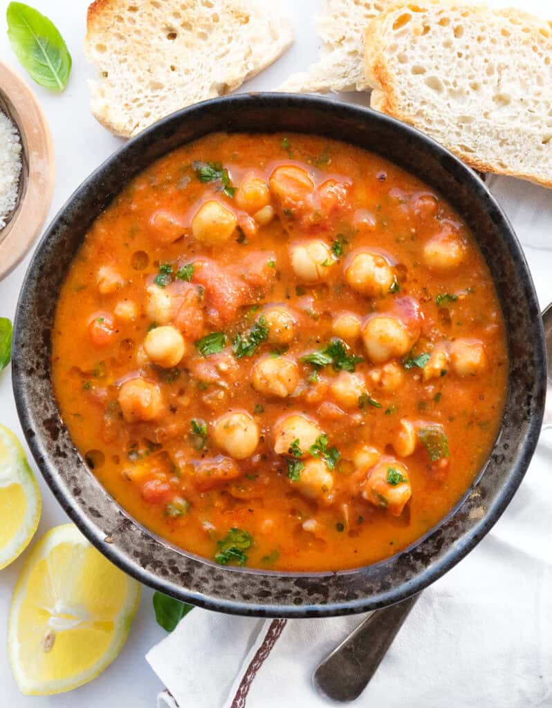 Chickpea Tomato Soup
