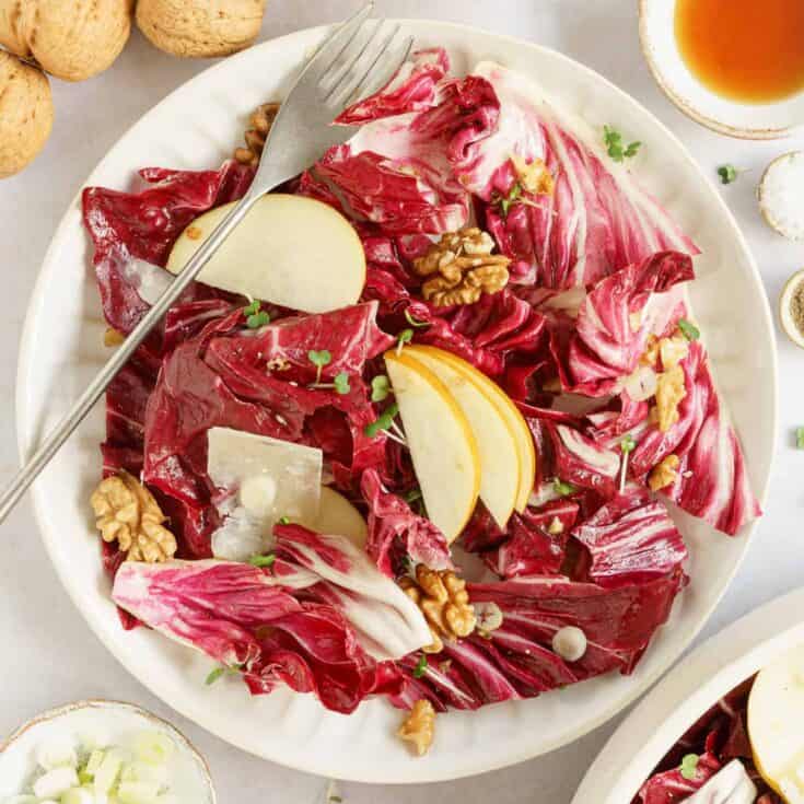Image for Radicchio Salad with Apples and Walnuts