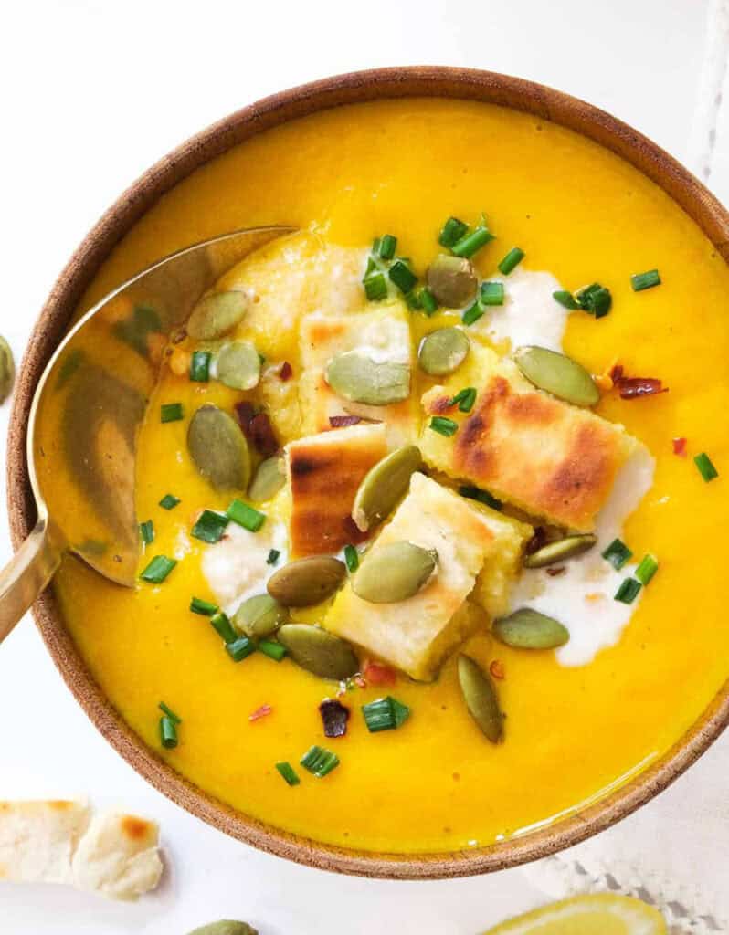 Spicy Pumpkin Carrot Soup