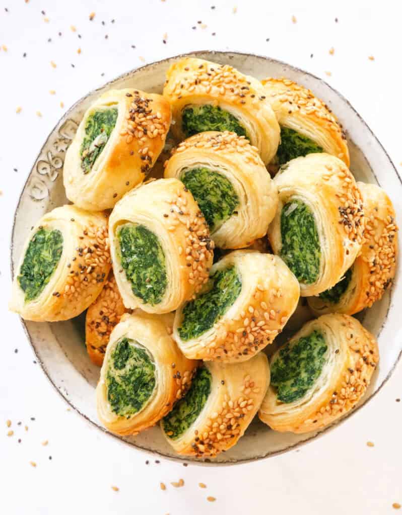 Spinach Puff Pastry Appetizer