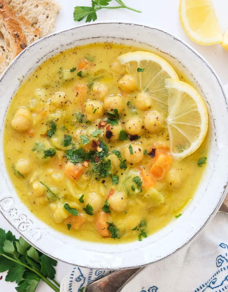 Lemon Chickpea Soup