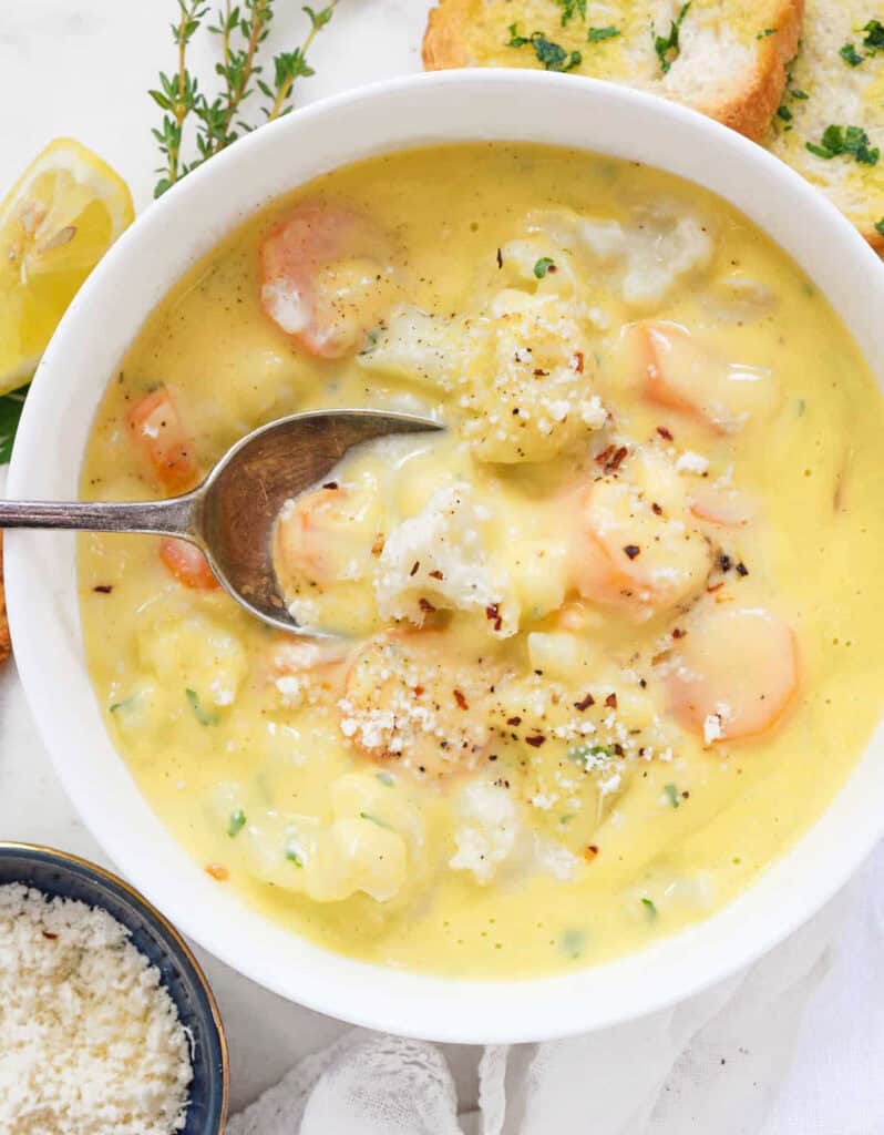 Cauliflower Carrot Soup