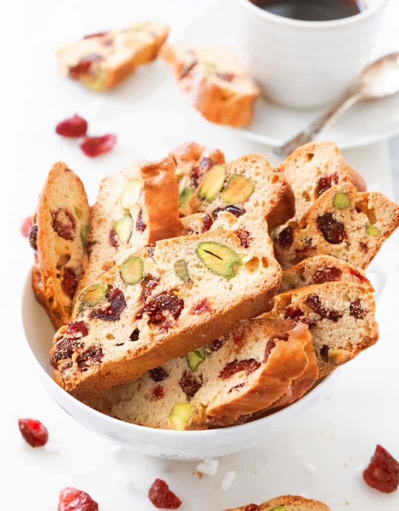 Cranberry Pistachio Biscotti
