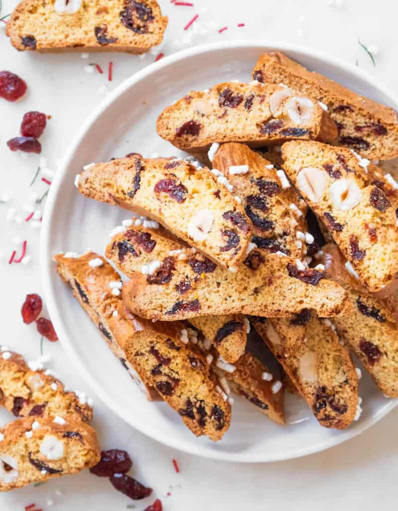 Cranberry Orange Biscotti
